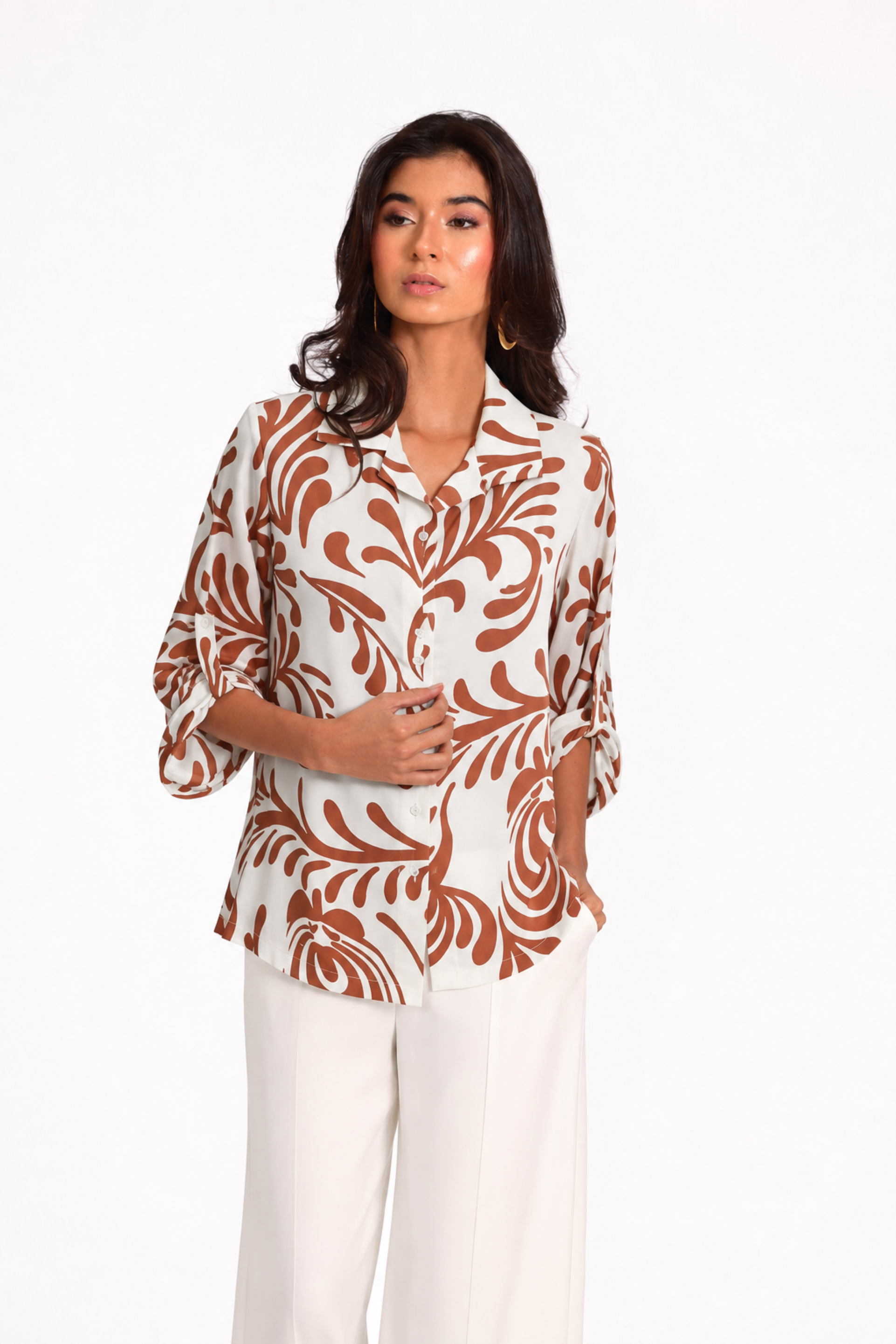 Blusa Amalfi - Café Liraziel