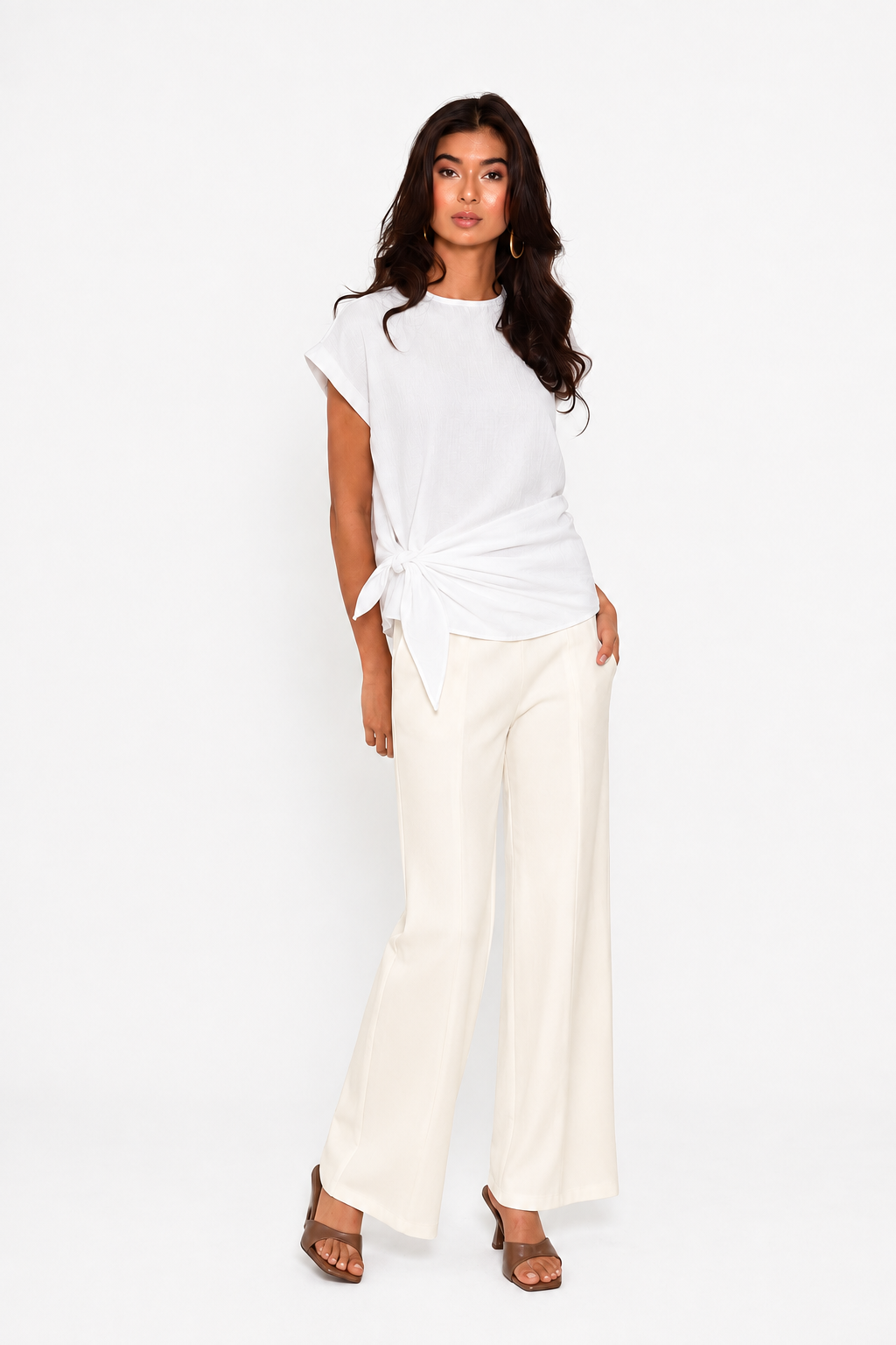 Blusa Pañoleta - Blanco Magnolia - vista 2