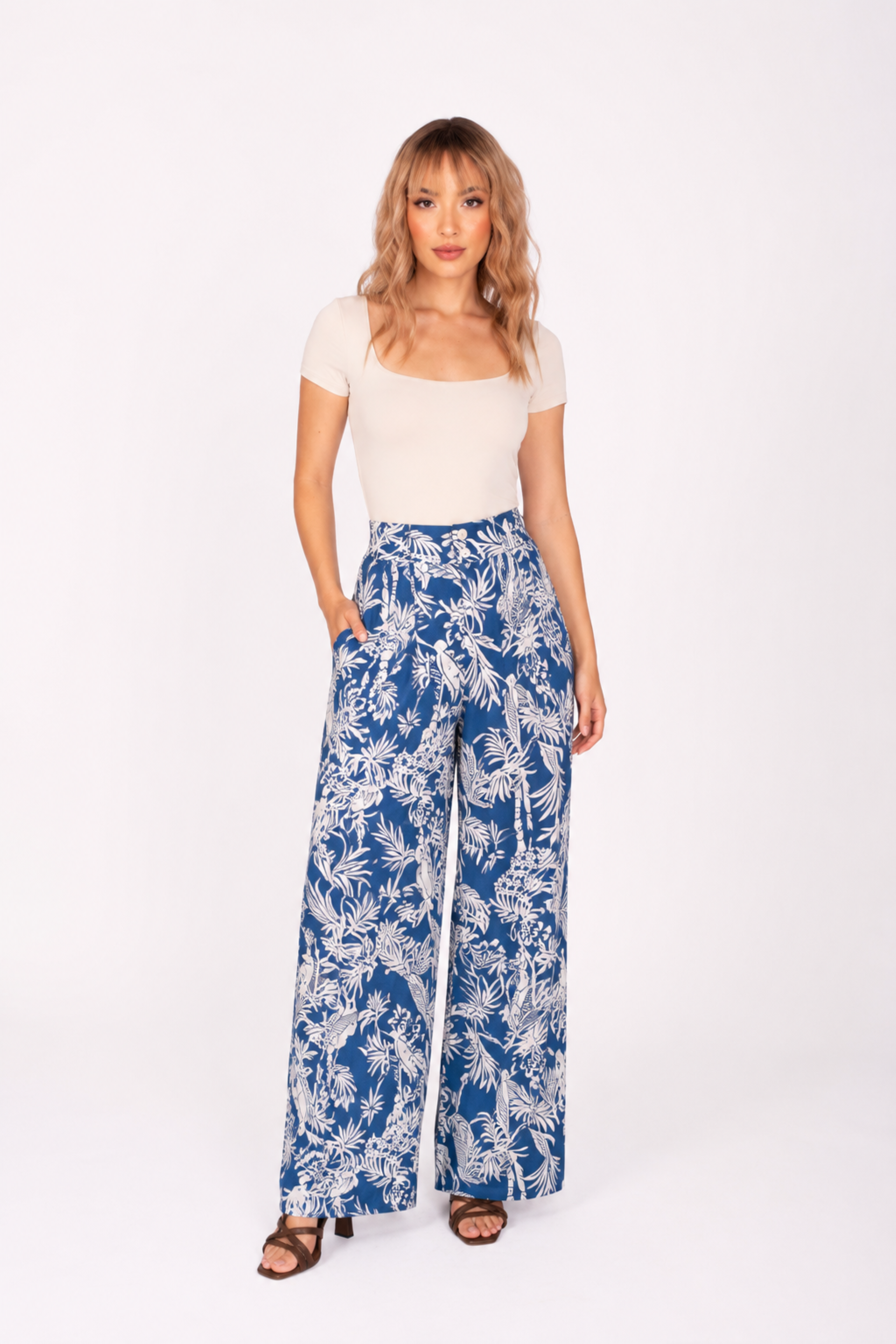 Pantalon Claudia Estampado