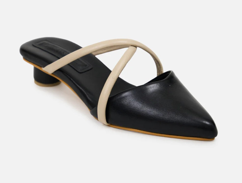 Sandalias Uwanda - NEGRO/HUESO
