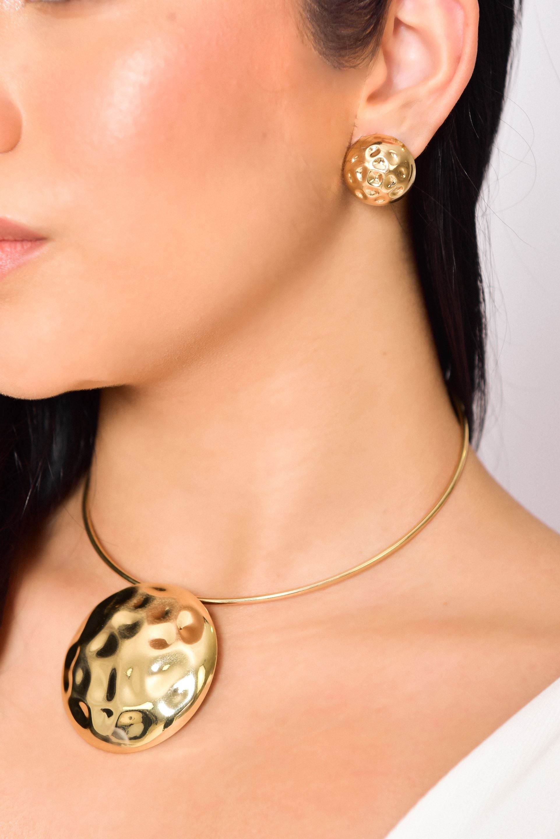 Set collar + aretes Solar